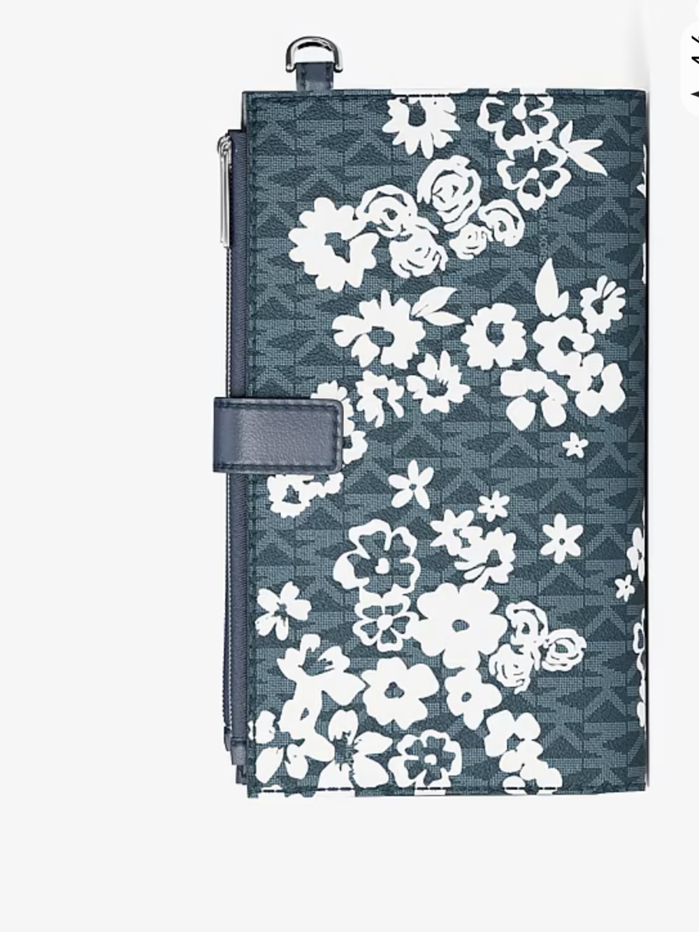 MICHAEL KORS JST Lg Double Zip Printed Signature Logo Wristlet Wallet 
Admiral
N - Picture 3 of 16